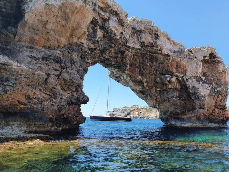 Portocolom: Full-Day Shared Sailing Trip with Food & Drinks - The Short Sail Between Coves: About 30 Minutes of Movement