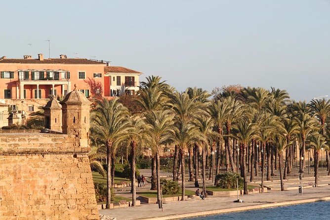 Private 4-hour tour of Palma de Mallorca w/ driver & guide (Hotel/port pick up) - Palau de l’Almudaina: outside views, big power, and city-wall context