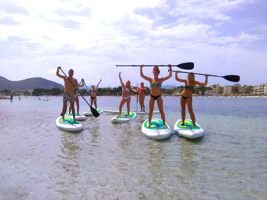 Puerto de Alcudia: Stand-Up Paddleboard Lesson - The 100-Meter Private Beach Advantage