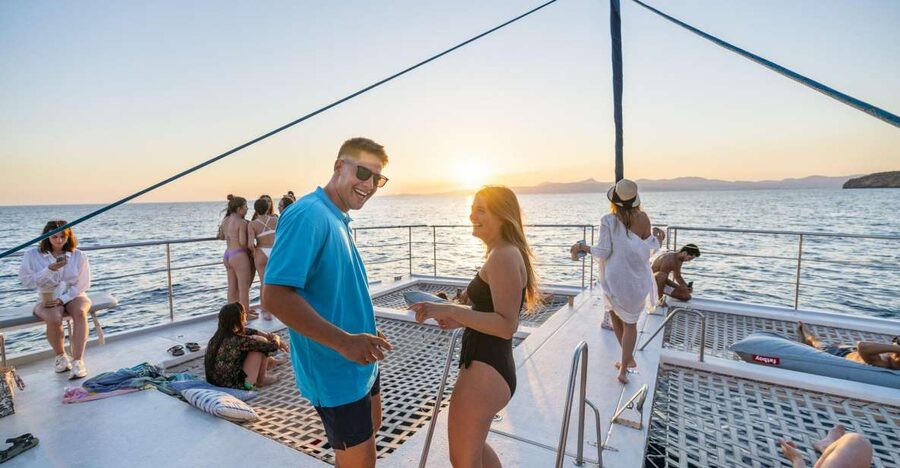 S'Arenal: Sunset Catamaran Cruise with BBQ - Sunset Sailing From Playa del Arenal: The Mood You’re Paying For