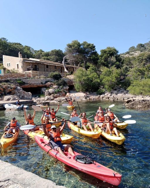 Sant Elm: Guided kayak tour to the island Dragonera - Swimming and snorkeling break: gear that lowers the friction
