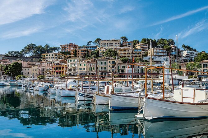 Scenic tour by Train, Tram and Boat through the lakes - Port de Sóller: fishermen’s bay views plus a tram hop toward Soller
