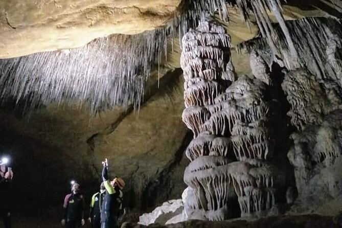 Small-Group Cova de Coloms Sea Caving Tour in Mallorca - Wetsuit up and the Med swim: your first lesson in sea caving