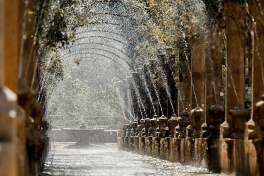 Sóller: Jardines de Alfabia Entrance Ticket - The Arab-style gardens: the plane-tree avenue, fountains, and hydrangeas