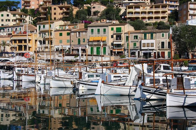 Soller Port with Train and Tram Mallorca Half Day Trip - Sóller town stop: a classic square, cobbles, and terrace life