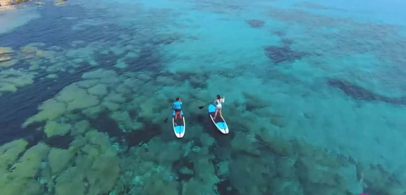Stand Up Paddle beginners Tour Cala Bona/S'Illot/ - The first lesson: getting stable fast (without panic)