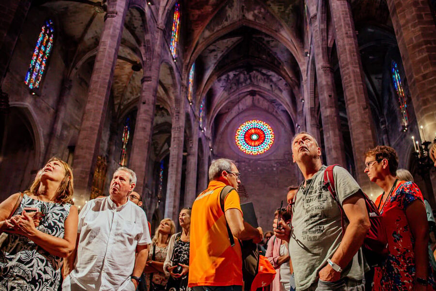 The Best of Palma: Boat trip, Walking tour and Cathedral - Walking Palma with a guide: old walls, palace views, and town squares