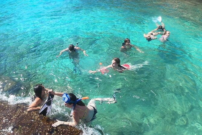 Tour Beach Portal Vells, Cave Portal Vells. - Platgeta de Portals Vells: Sea Caves, Snorkeling, and Walking Carefully