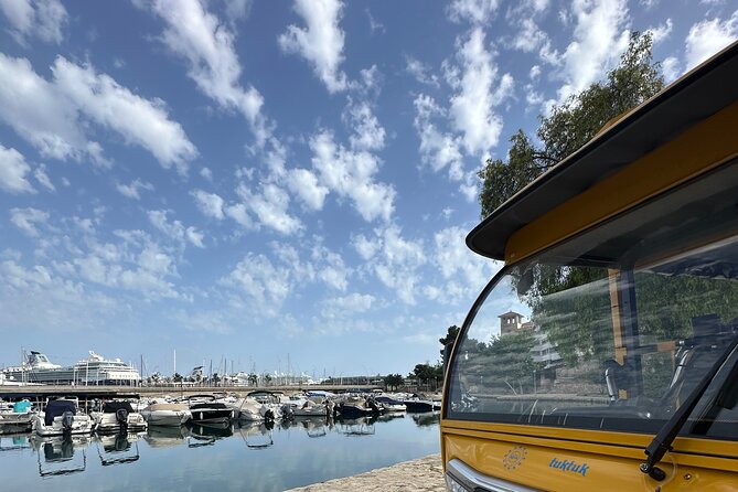 Tuk Tuk Tour in Palma de Mallorca - What you get in this 1-hour Palma tuk tuk loop