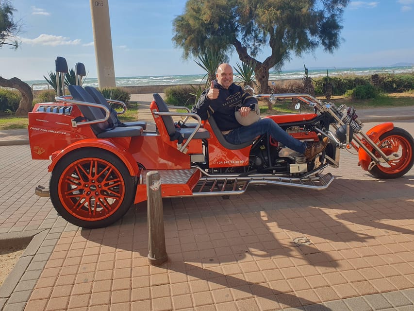 V8 Trike Tour mit Fahrer/Guide für max 4Gäste - What the V8 Trike Drive Feels Like on Mallorca’s Roads