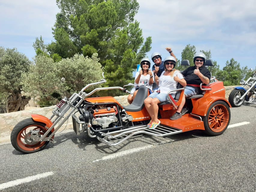 V8 Trike Tour mit Fahrer/Guide für max 4Gäste - Into Tramuntana: UNESCO Views, Cliff Stops, and the Torre de es Verger