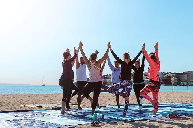Yoga and Brunch on the beach - A Calming Mallorca Morning: Beach Yoga in Palmanova